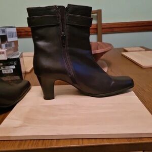 Boots Black Heeled Ankle Boots